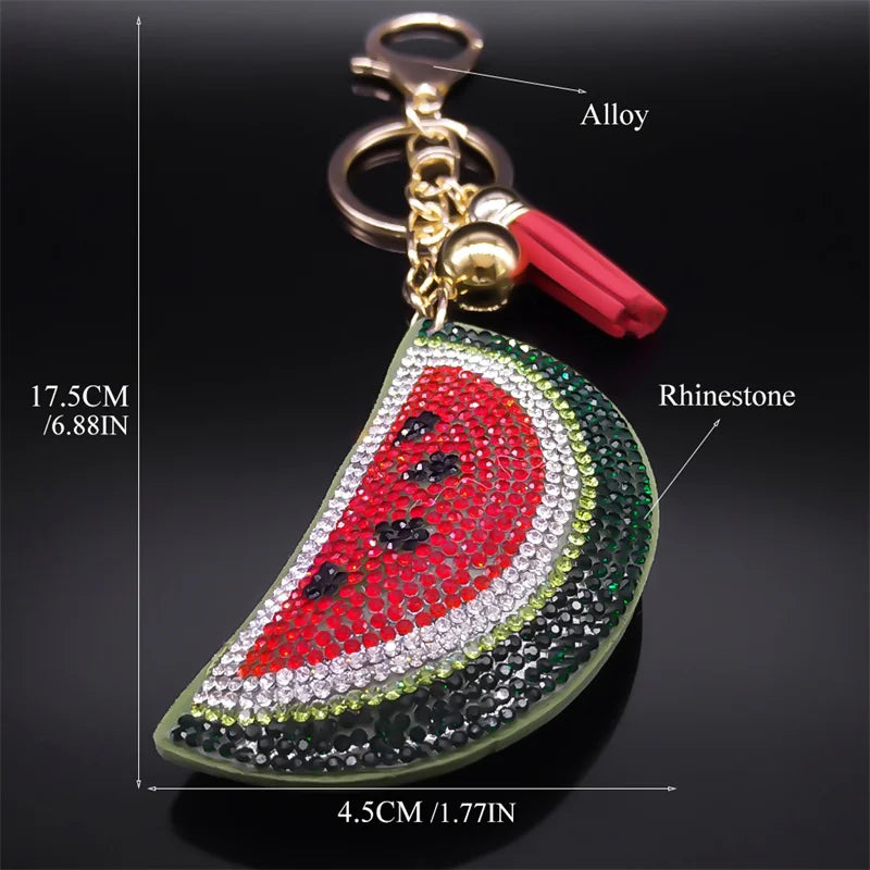 Watermelon Key Ring