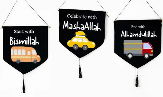 Children's Islamic Wall Art Banners