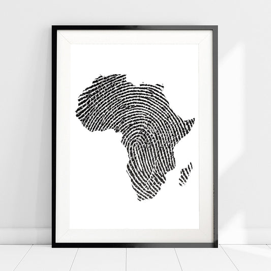 Africa Map Wall Art